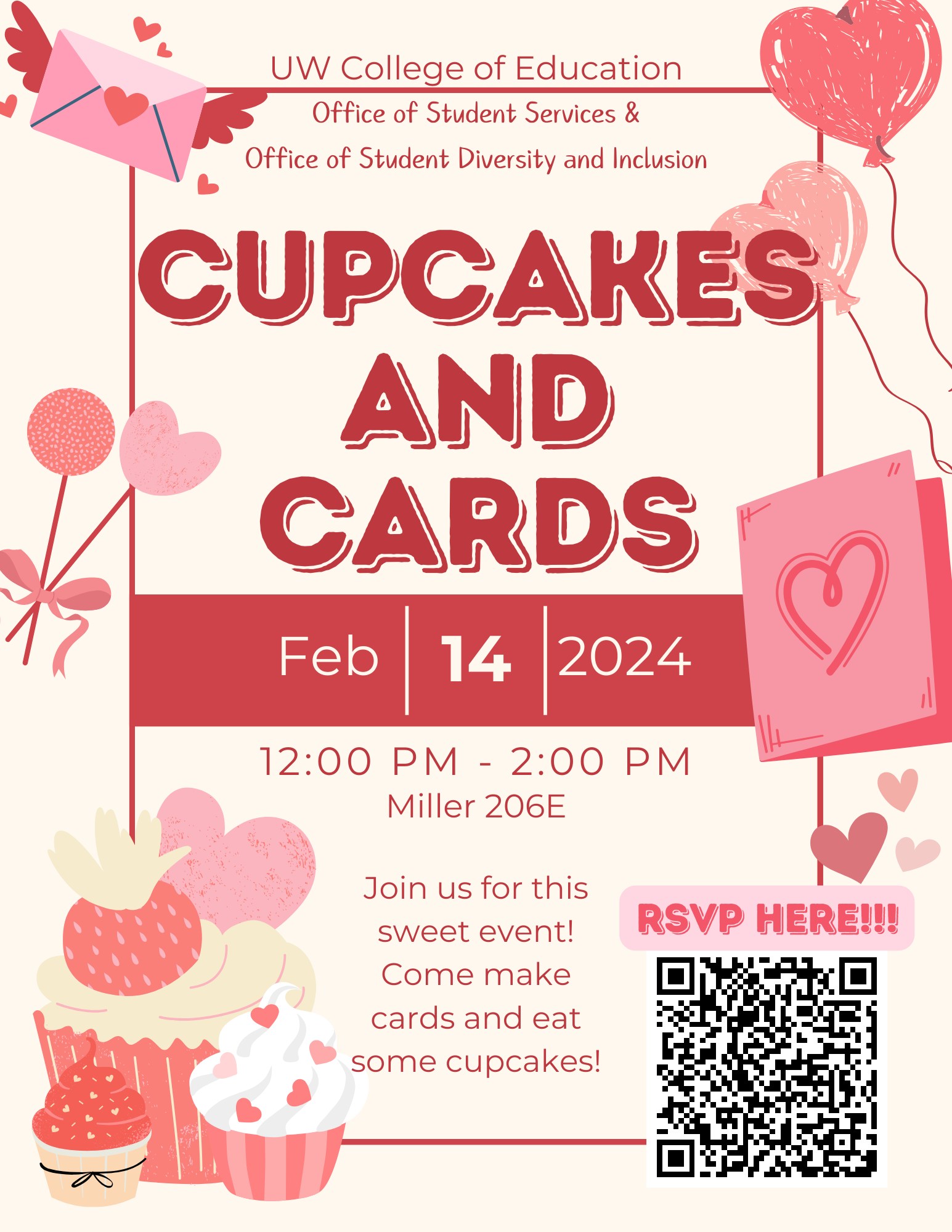 Cupcakes and Cards Flyer