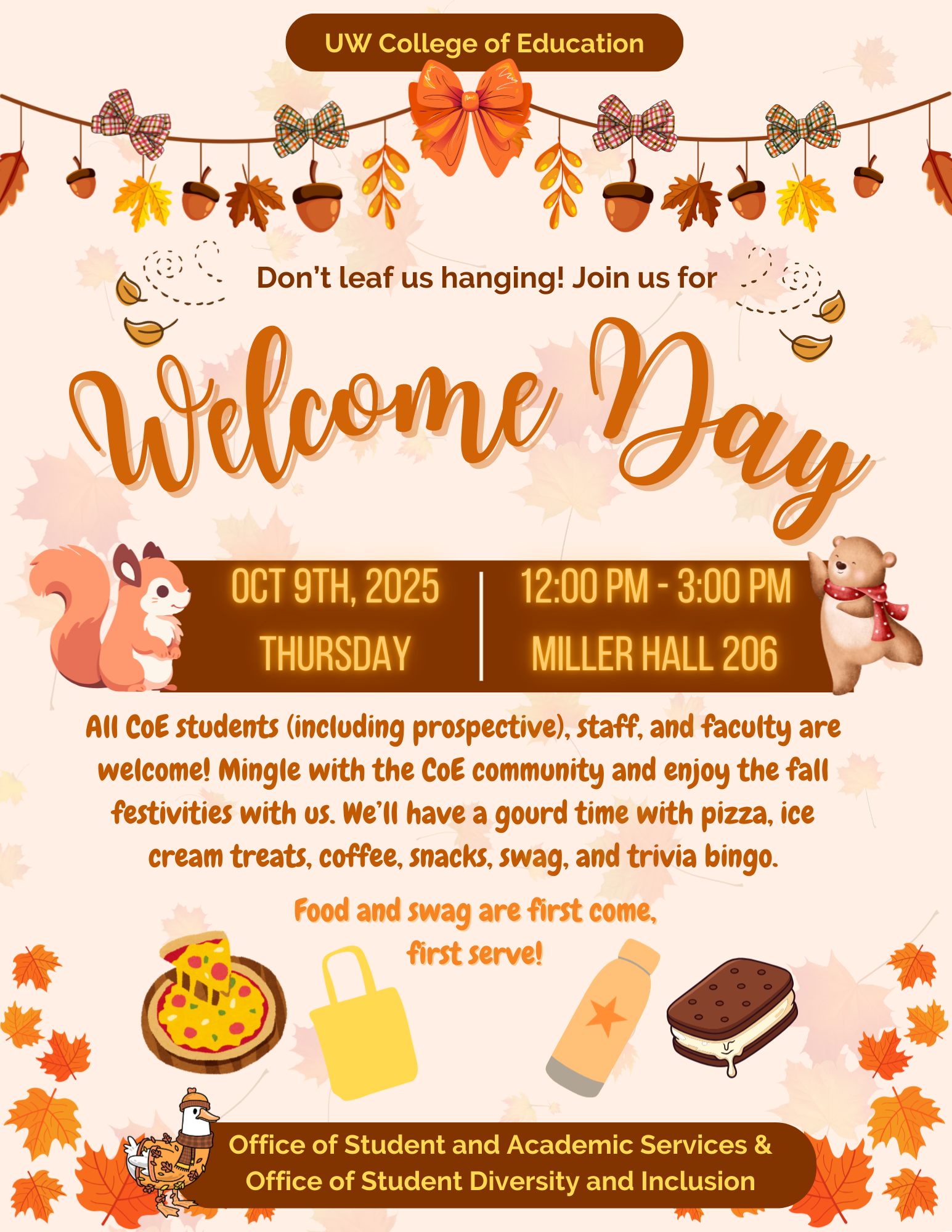 Welcome Day 2025 Flyer